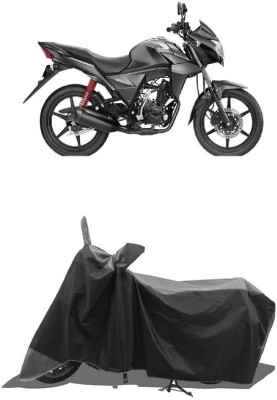 SUGASHRI Waterproof Two Wheeler Cover for Honda(CB Twister, Grey, Black)