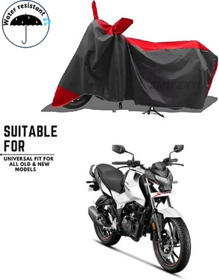 smwzxyu Waterproof Two Wheeler Cover for Hero(Red, Black)
