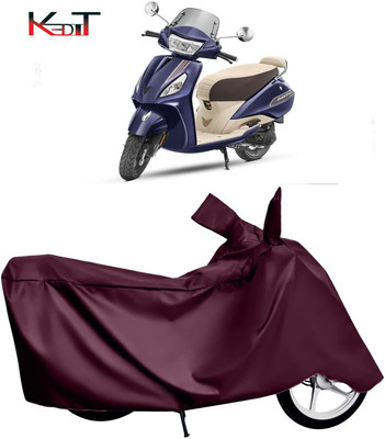 SK AUTO Waterproof Two Wheeler Cover for TVS(Jupiter classic, Maroon)