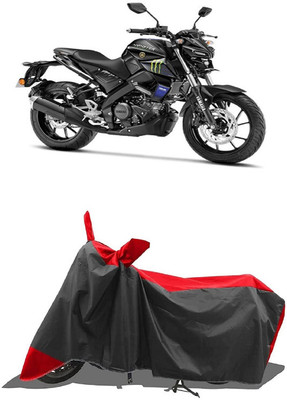 SUGASHRI Waterproof Two Wheeler Cover for Yamaha(MT 15 New BS6, Red, Black)