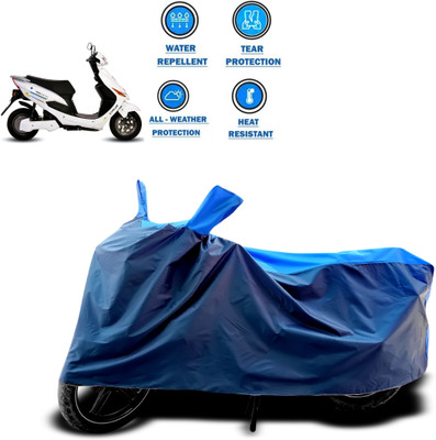 CODOKI Two Wheeler Cover for Hero(Electric Cruz, Blue)