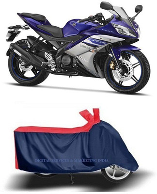DSAMI Two Wheeler Cover for Yamaha(YZF-R15 V2 BS6, Blue)