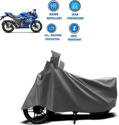 PAGORA Two Wheeler Cover for Suzuki(Gixxer SF 250, Grey)