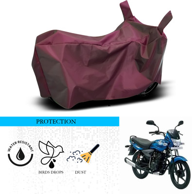 SnehaSales Waterproof Two Wheeler Cover for Bajaj(Platina 125, Maroon)