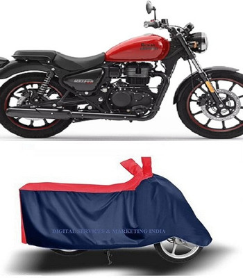 DSAMI Two Wheeler Cover for Royal Enfield(Meteor 350, Blue)