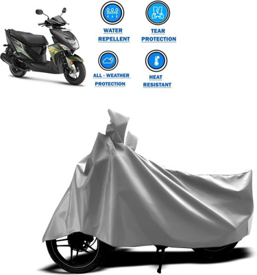 PAGORA Two Wheeler Cover for Yamaha(Cygnus Ray ZR, Silver)