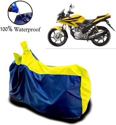 ALLZIUS Waterproof Two Wheeler Cover for Honda(Stunner CBF, Yellow, Blue)