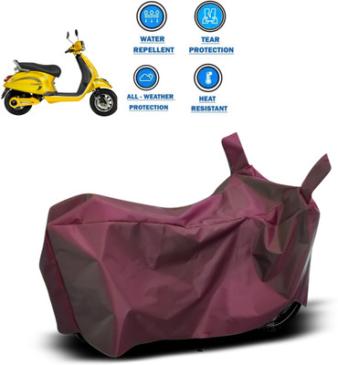 GOSHIV-car and bike accessories Waterproof Two Wheeler Cover for Universal For Bike(Maroon)