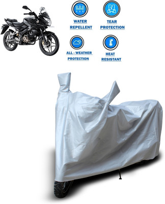 CODOKI Two Wheeler Cover for Bajaj(Pulsar AS 150, Silver)