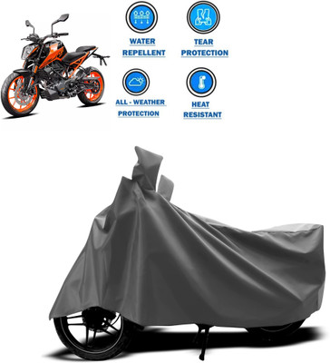CODOKI Two Wheeler Cover for KTM(Duke 200, Grey)
