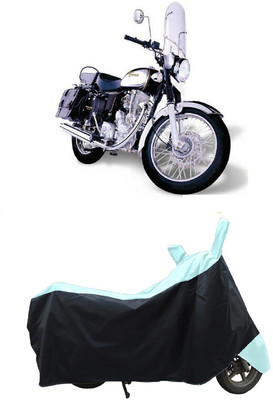 Coxtor Waterproof Two Wheeler Cover for Royal Enfield(Machismo 350, White)
