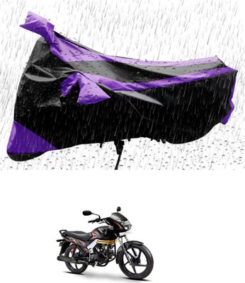RONISH Waterproof Two Wheeler Cover for Mahindra(Centuro XT, Purple, Black)