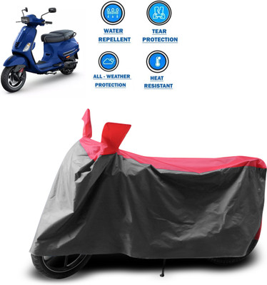 CODOKI Two Wheeler Cover for Piaggio(Vespa SXL 150, Grey)