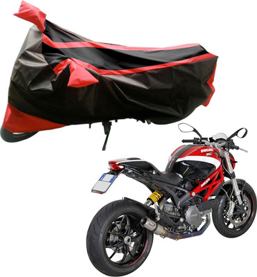 SK AUTO Two Wheeler Cover for Ducati(Monster 796 S2R, Black, Red)