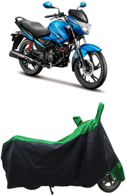 Coxtor Waterproof Two Wheeler Cover for Hero(Glamour i3s BS6, Green)