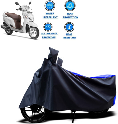 CODOKI Two Wheeler Cover for Honda(Aviator, Blue)