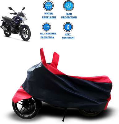PAGORA Two Wheeler Cover for Bajaj(Discover 150 s, Red)