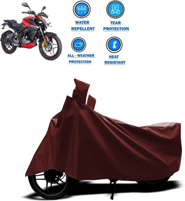 PAGORA Waterproof Two Wheeler Cover for Bajaj(Pulsar NS 160, Maroon)