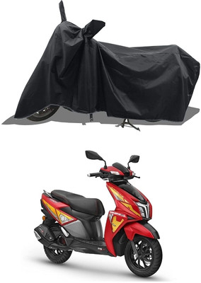 SK AUTO Two Wheeler Cover for TVS(Ntorq 125, Black)