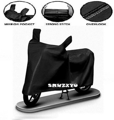 SK AUTO Waterproof Two Wheeler Cover for Bajaj(Pulsar 125, Black)