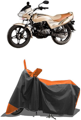 SUGASHRI Waterproof Two Wheeler Cover for LML(Freedom DX, Orange, Black)