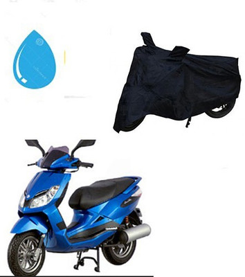 DeepShakshi AUTOMOTIVE Waterproof Two Wheeler Cover for Bajaj(Sunny, Black)