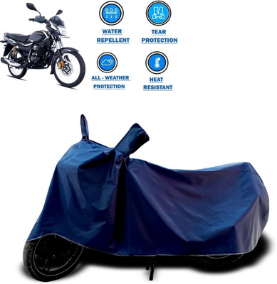 PAGORA Two Wheeler Cover for Bajaj(Platina 110 H-Gear, Blue)