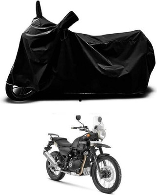 SK AUTO Waterproof Two Wheeler Cover for Royal Enfield(Himalayan, Black)