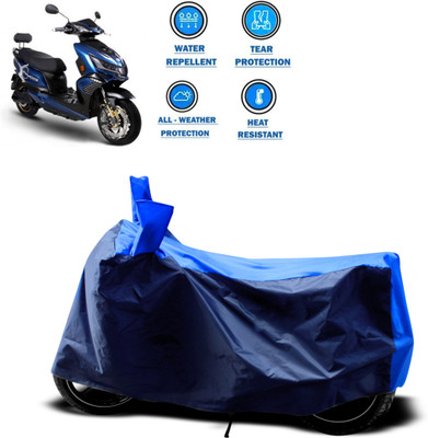 CODOKI Two Wheeler Cover for Okinawa(Praise, Blue)