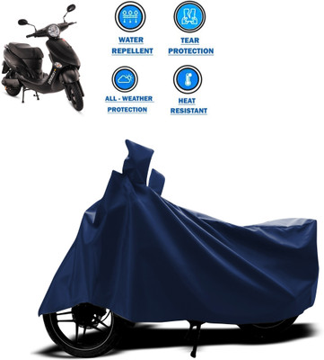 CODOKI Two Wheeler Cover for Hero(Electric Photon, Blue)