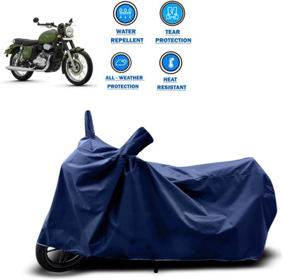 CODOKI Two Wheeler Cover for JAWA(42 BS6, Blue)