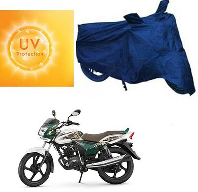 SK AUTO Waterproof Two Wheeler Cover for TVS(Star, Blue)
