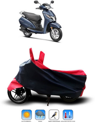 SK AUTO Two Wheeler Cover for Honda(Activa 125, Red)