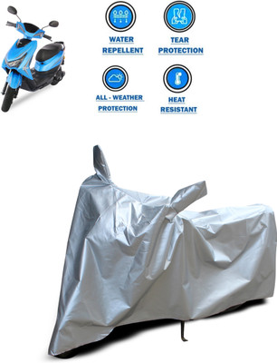 PAGORA Two Wheeler Cover for Ampere(E Lite, Silver)