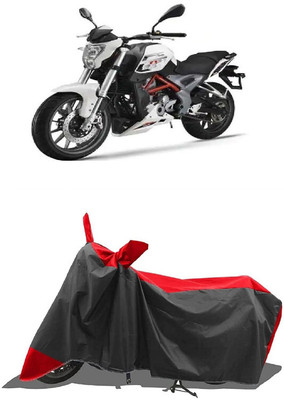 SUGASHRI Waterproof Two Wheeler Cover for DSK Benelli(TNT 25, Red, Black)