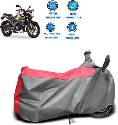 PAGORA Two Wheeler Cover for Bajaj(Pulsar 200 NS DTS-i, Grey)