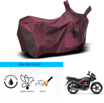 SnehaSales Waterproof Two Wheeler Cover for Hero(Passion Plus, Maroon)