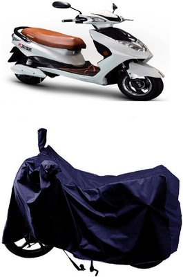 SUGASHRI Waterproof Two Wheeler Cover for Okinawa(Raise, Blue)