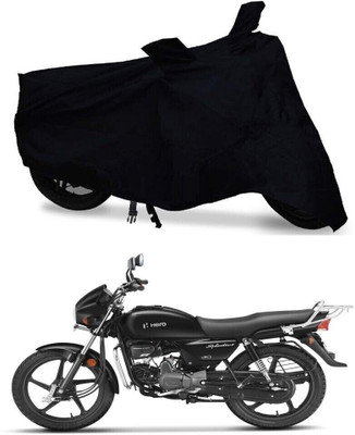 HYBRIDS COLLECTION Waterproof Two Wheeler Cover for Hero(Splendor, Black)