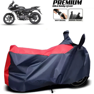 SK AUTO Waterproof Two Wheeler Cover for Honda, Bajaj, Hero, TVS(Red, Blue)