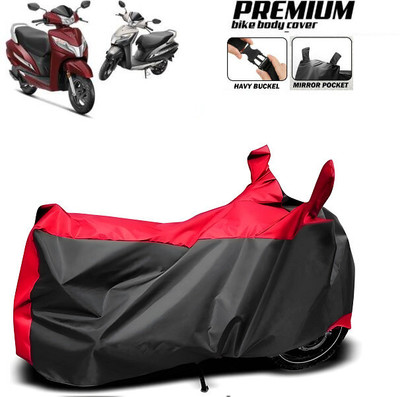 SK AUTO Waterproof Two Wheeler Cover for Avon(E Scoot, Red, Black)