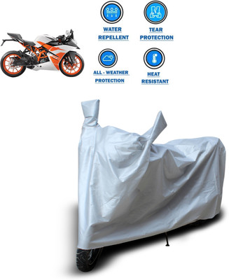 CODOKI Two Wheeler Cover for KTM(RC 200, Silver)