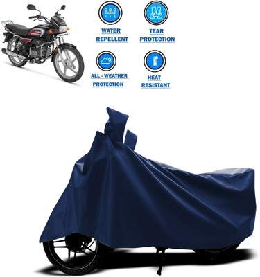 CODOKI Two Wheeler Cover for Hero(MotoCorp Splendor Plus, Blue)