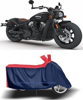 DSAMI Two Wheeler Cover for Indian(Scout, Blue)