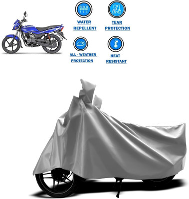 PAGORA Two Wheeler Cover for Bajaj(Platina 125, Silver)