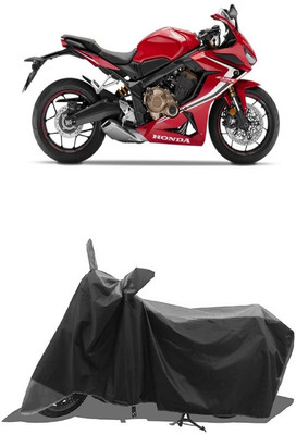 SUGASHRI Waterproof Two Wheeler Cover for Honda(CBR500R, Grey, Black)
