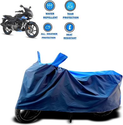CODOKI Two Wheeler Cover for Bajaj(Pulsar 220F, Blue)