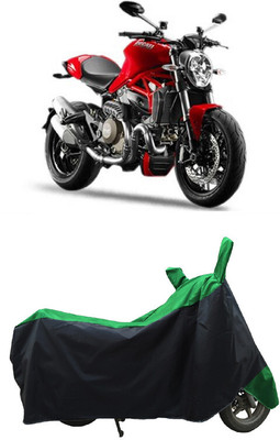 Coxtor Waterproof Two Wheeler Cover for Ducati(Monster 82, Green)