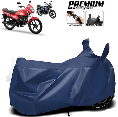 SK AUTO Waterproof Two Wheeler Cover for Hero(Hunk, Blue)