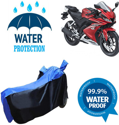 Mdstar Waterproof Two Wheeler Cover for Yamaha(R15 V3, Multicolor)